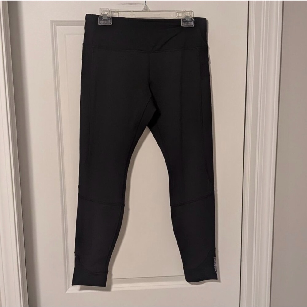 Brooks Thermal Running Tights, Black, Size Medium